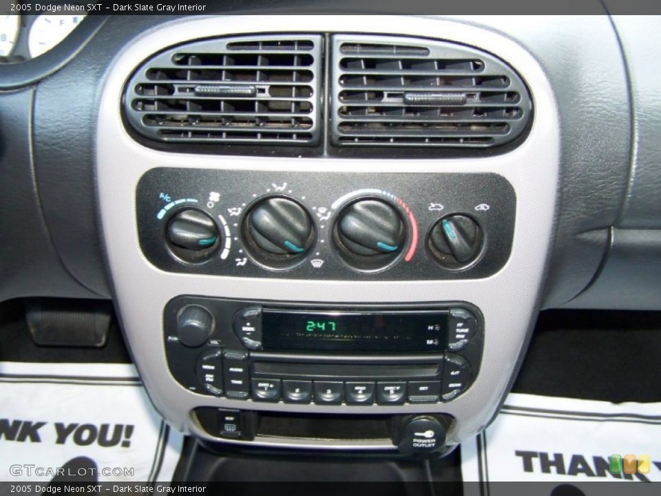 Dark Slate Gray Interior Controls for the 2005 Dodge Neon SXT #59625333