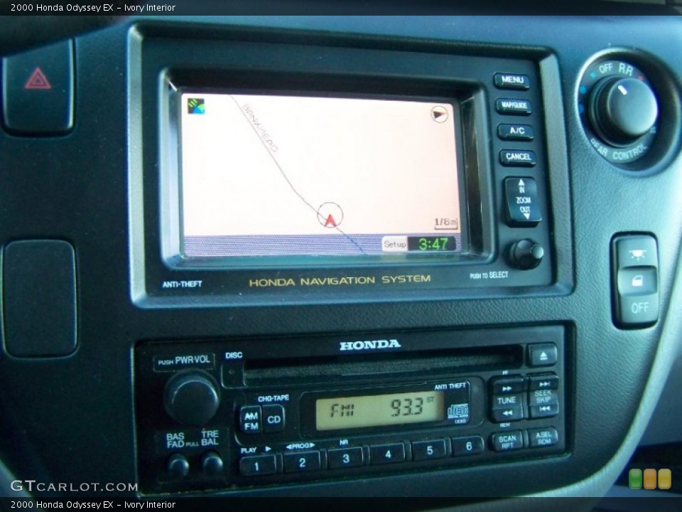 Ivory Interior Navigation for the 2000 Honda Odyssey EX #59625684