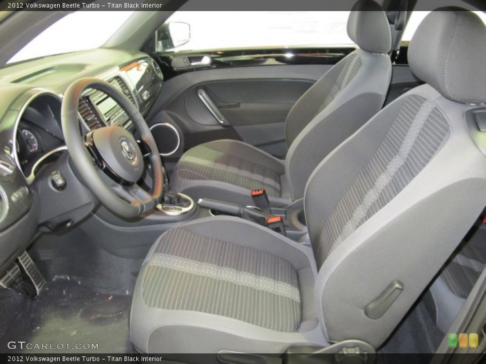 Titan Black Interior Photo for the 2012 Volkswagen Beetle Turbo #59625690