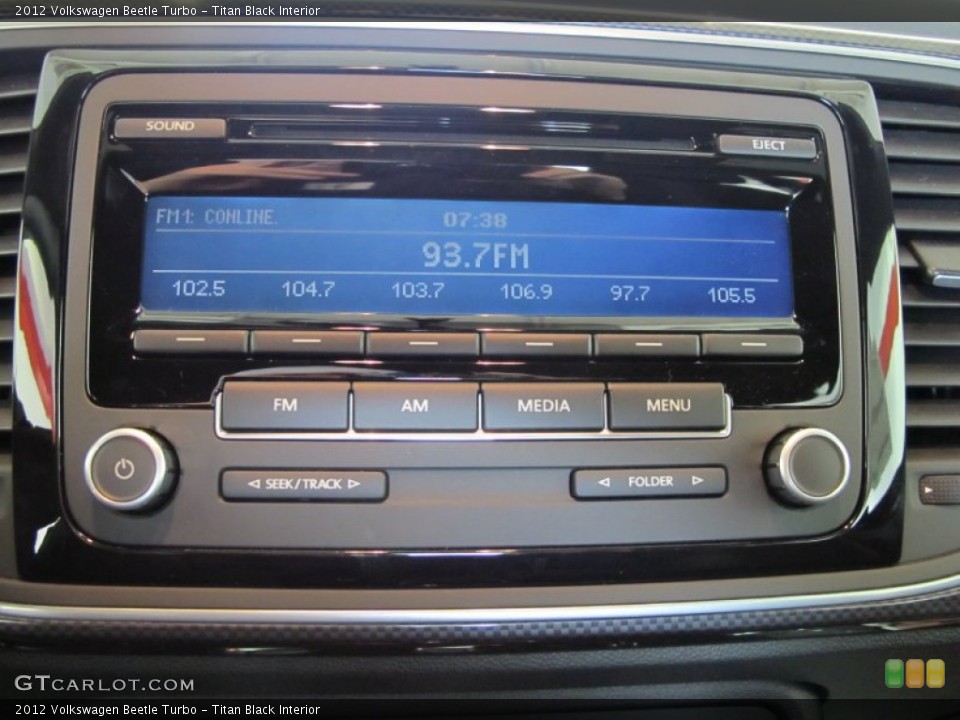 Titan Black Interior Audio System for the 2012 Volkswagen Beetle Turbo #59625717