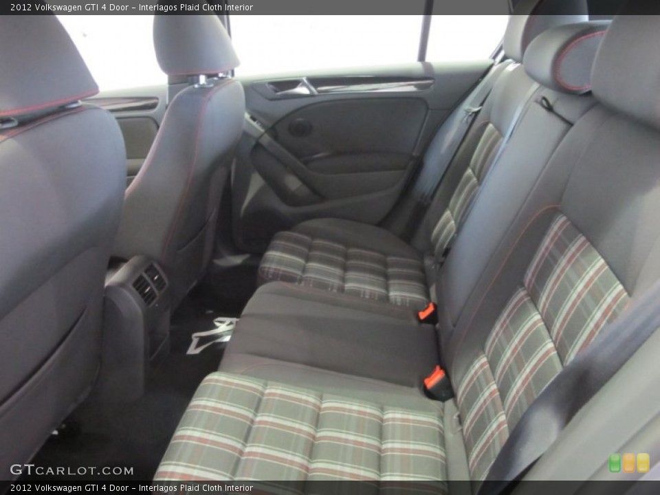 Interlagos Plaid Cloth Interior Photo for the 2012 Volkswagen GTI 4 Door #59625828