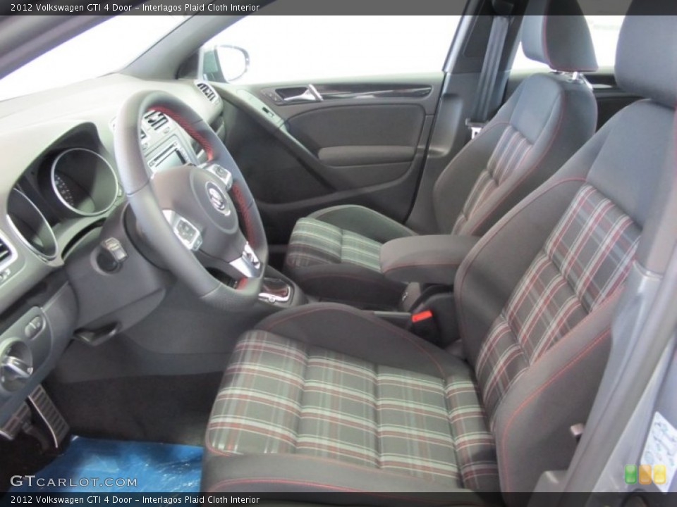 Interlagos Plaid Cloth Interior Photo for the 2012 Volkswagen GTI 4 Door #59625846