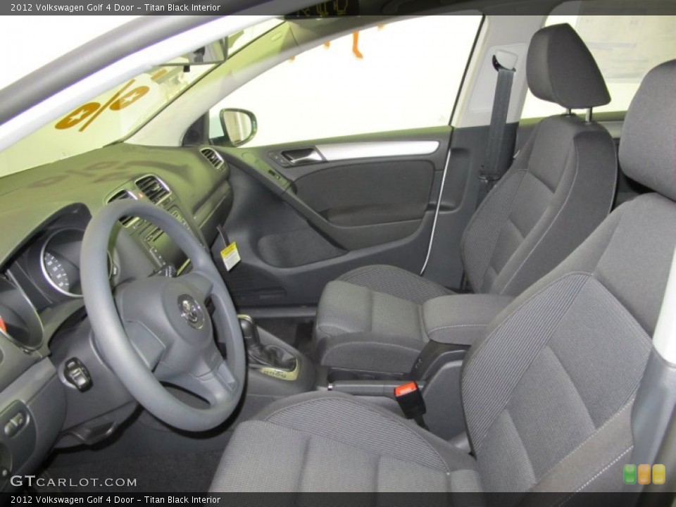 Titan Black Interior Photo for the 2012 Volkswagen Golf 4 Door #59626026
