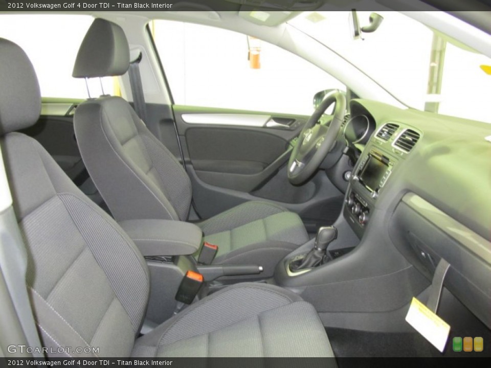 Titan Black Interior Photo for the 2012 Volkswagen Golf 4 Door TDI #59626164
