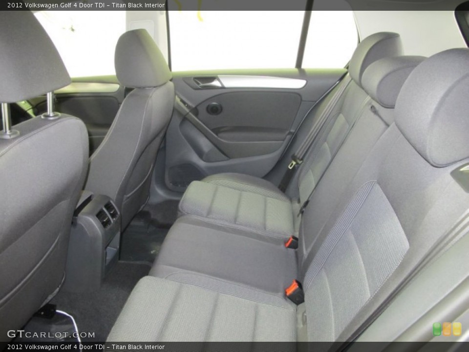 Titan Black Interior Photo for the 2012 Volkswagen Golf 4 Door TDI #59626173