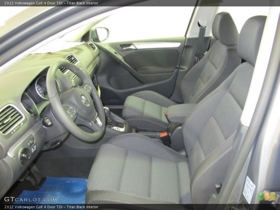 Titan Black Interior Photo for the 2012 Volkswagen Golf 4 Door TDI #59626192