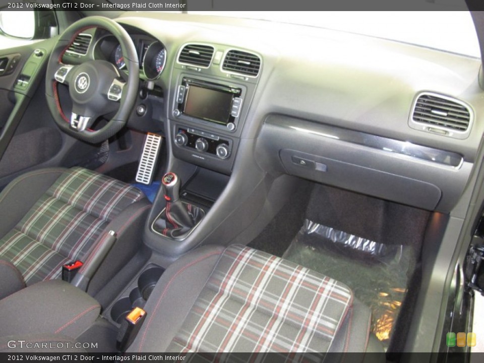 Interlagos Plaid Cloth Interior Dashboard for the 2012 Volkswagen GTI 2 Door #59626458