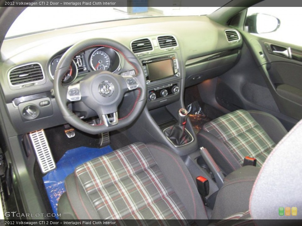 Interlagos Plaid Cloth Interior Photo for the 2012 Volkswagen GTI 2 Door #59626476