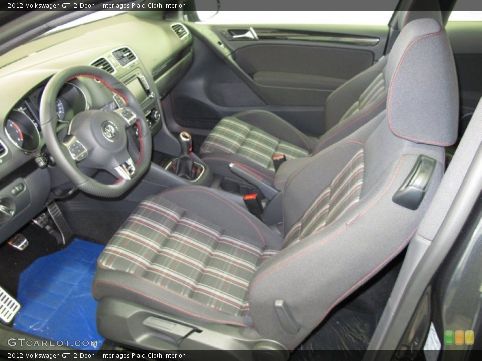 Interlagos Plaid Cloth Interior Photo for the 2012 Volkswagen GTI 2 Door #59626485
