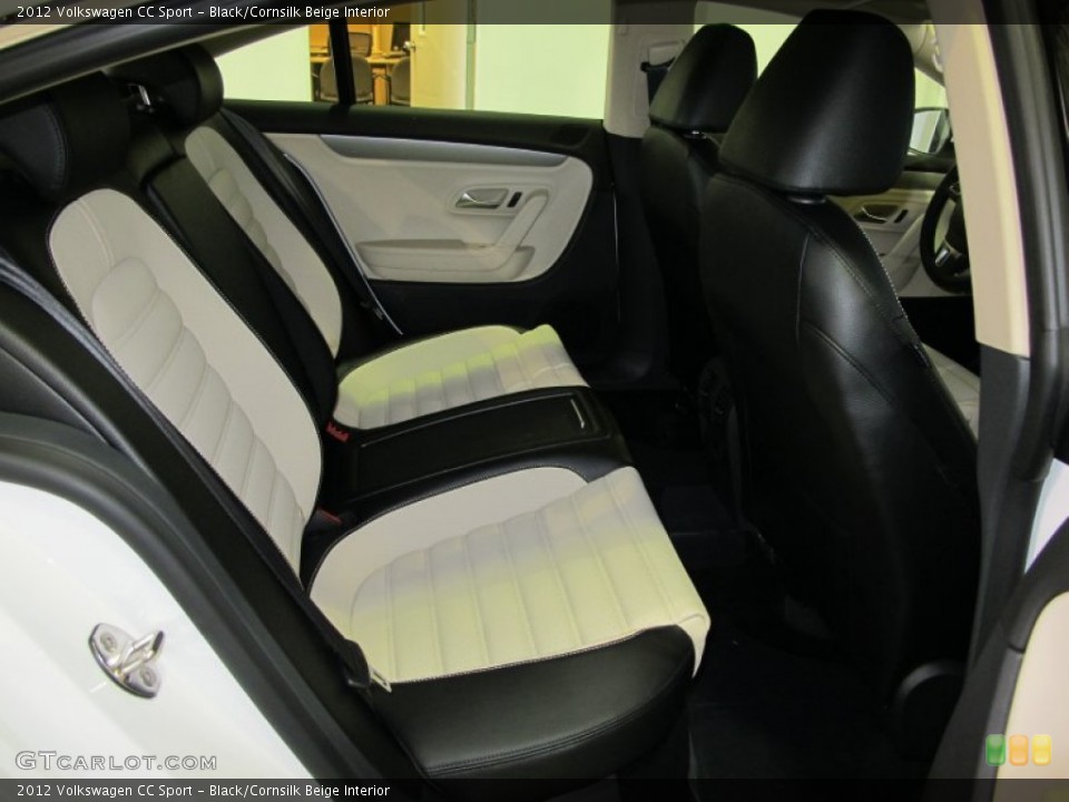 Black/Cornsilk Beige Interior Photo for the 2012 Volkswagen CC Sport #59626599
