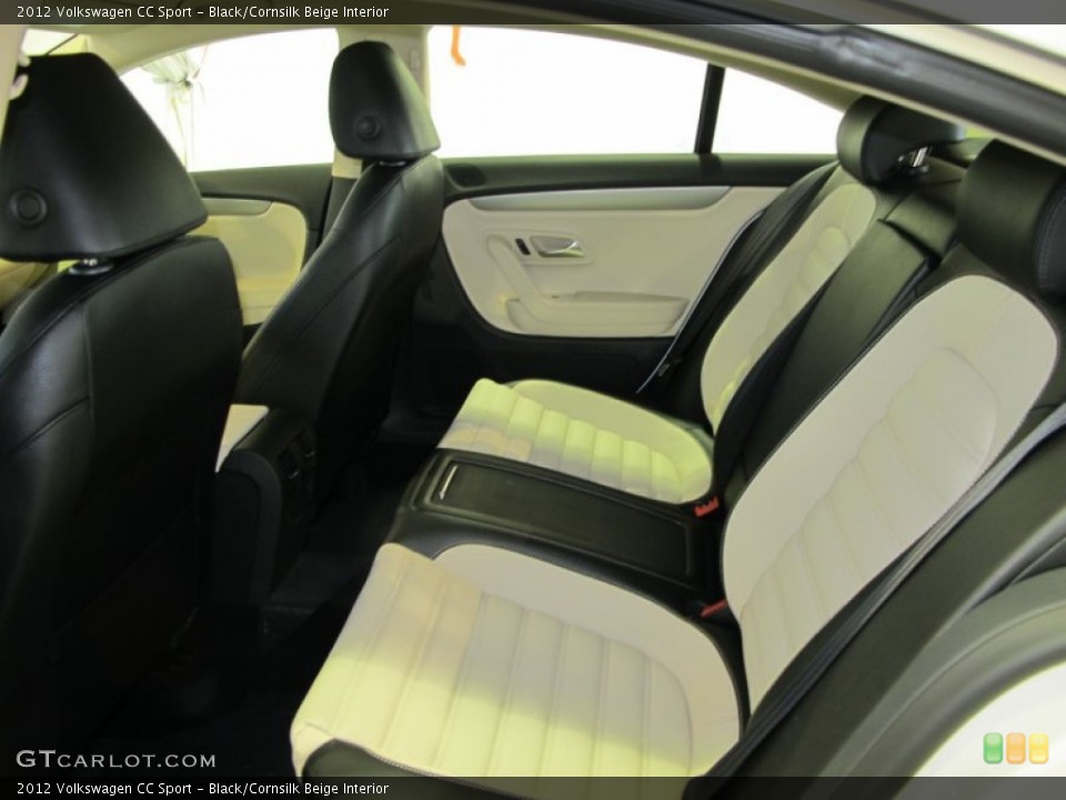 Black/Cornsilk Beige Interior Photo for the 2012 Volkswagen CC Sport #59626617