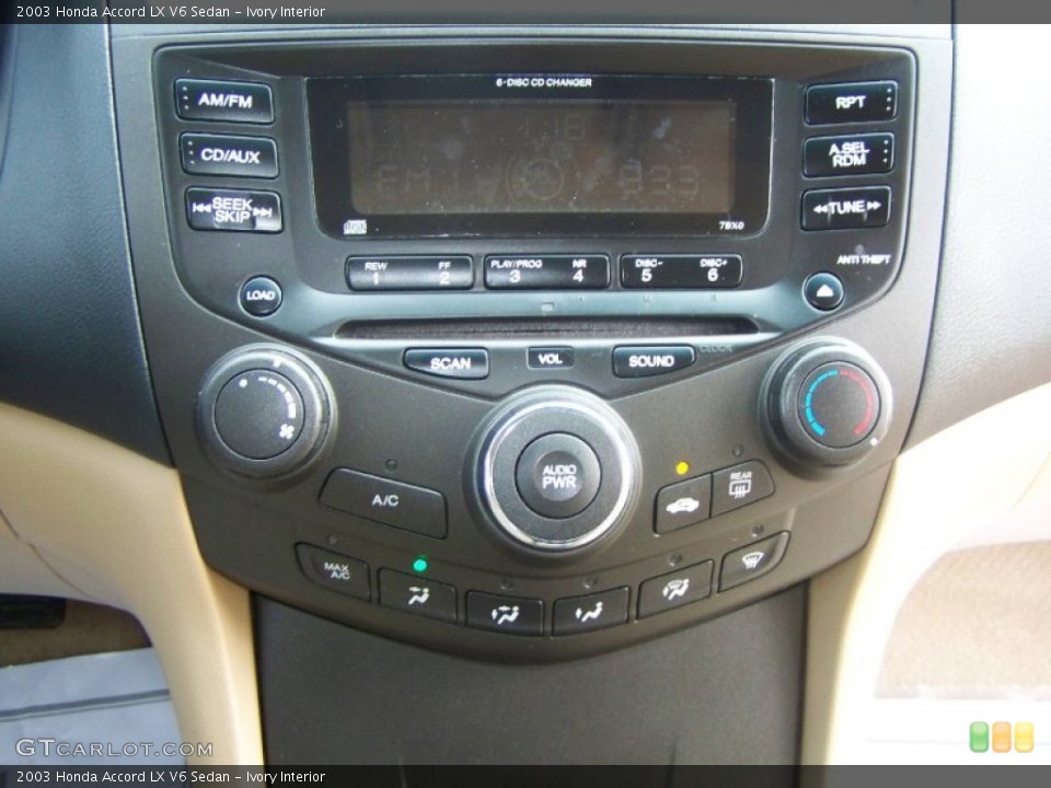 Ivory Interior Controls for the 2003 Honda Accord LX V6 Sedan #59626668