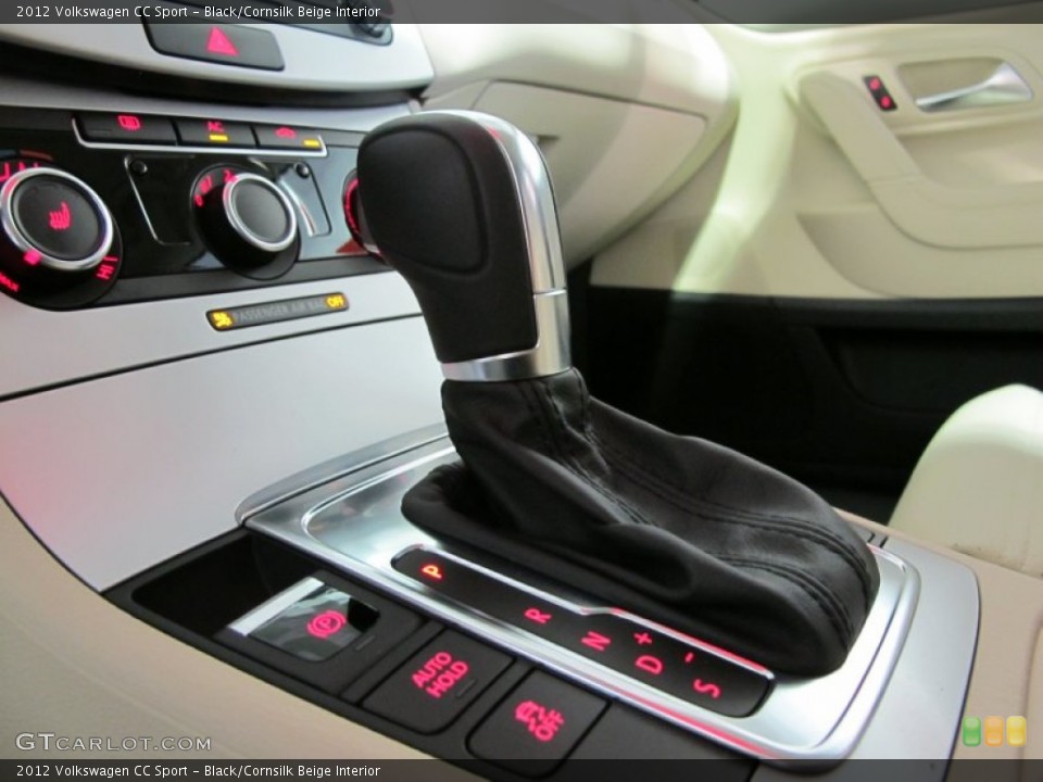 Black/Cornsilk Beige Interior Transmission for the 2012 Volkswagen CC Sport #59626674