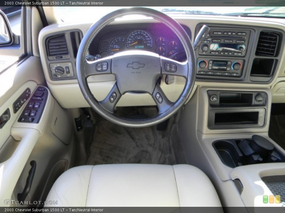 Tan/Neutral Interior Dashboard for the 2003 Chevrolet Suburban 1500 LT #59627820