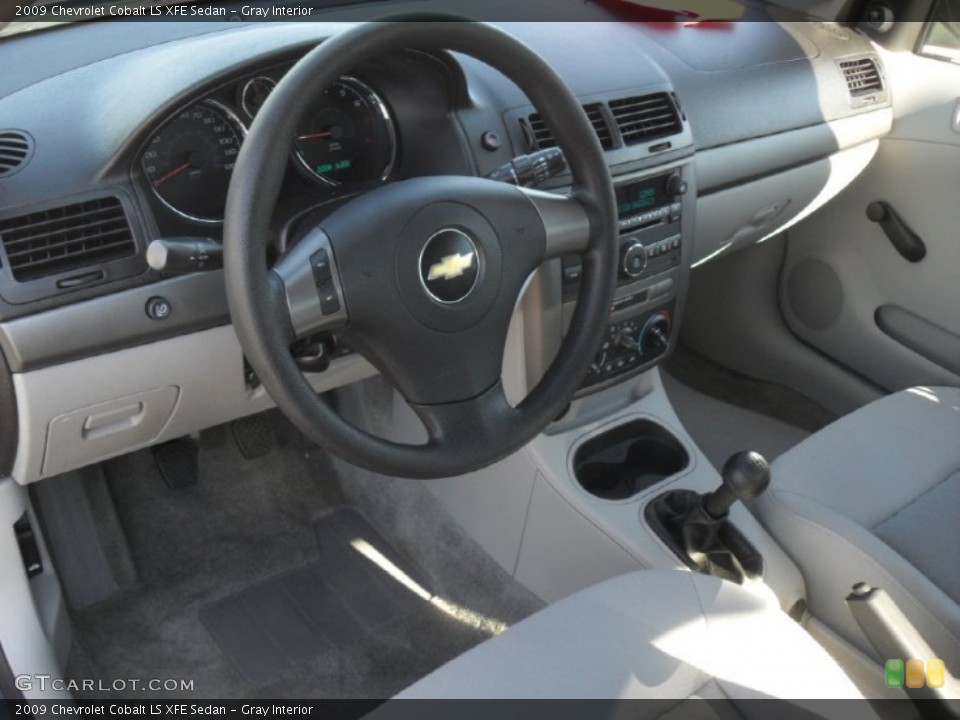 Gray Interior Prime Interior for the 2009 Chevrolet Cobalt LS XFE Sedan #59628612