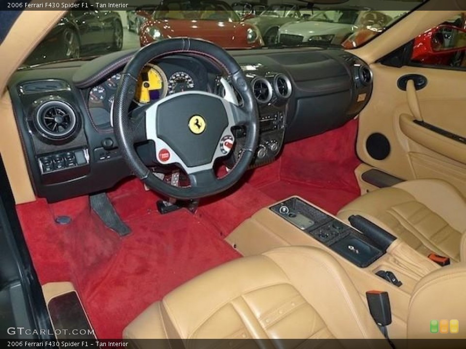 Tan Interior Dashboard for the 2006 Ferrari F430 Spider F1 #59628888