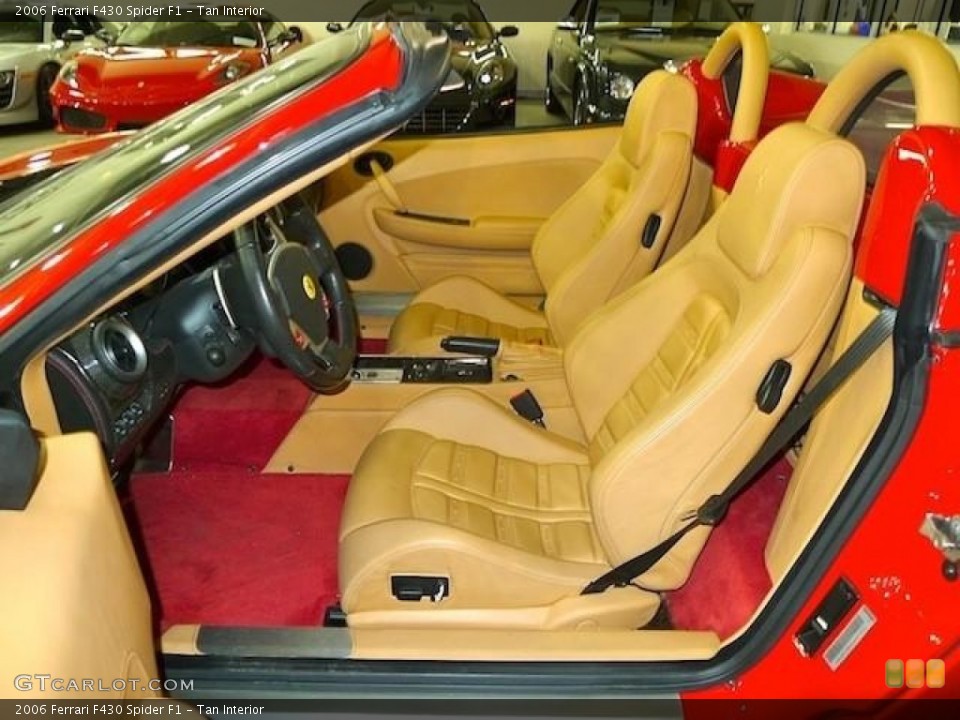 Tan Interior Photo for the 2006 Ferrari F430 Spider F1 #59628897