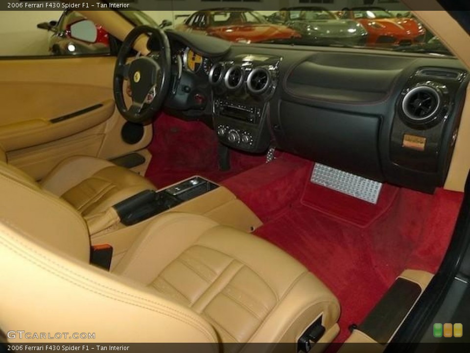 Tan Interior Dashboard for the 2006 Ferrari F430 Spider F1 #59628944