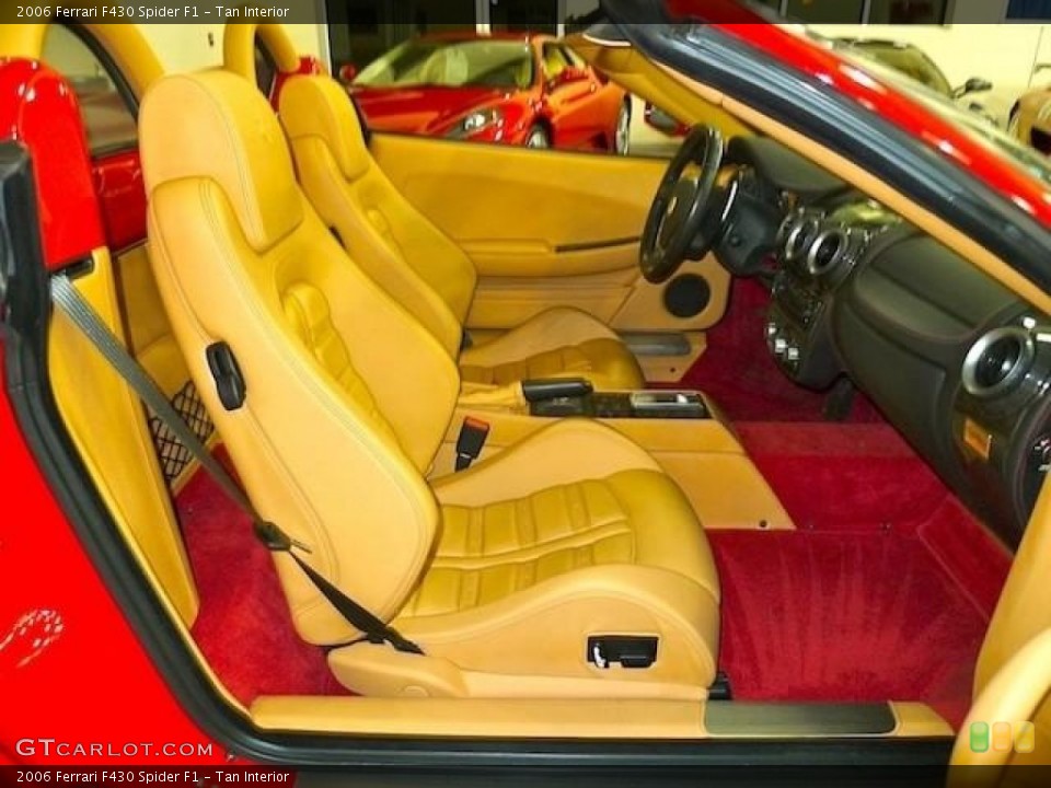 Tan Interior Photo for the 2006 Ferrari F430 Spider F1 #59628953