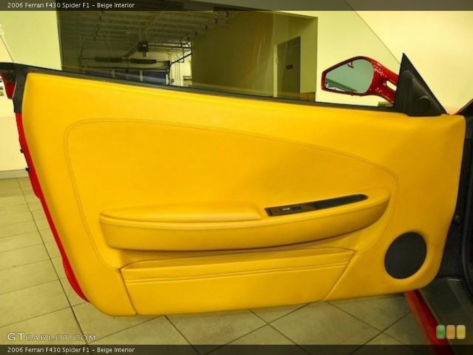 Beige Interior Door Panel for the 2006 Ferrari F430 Spider F1 #59629218