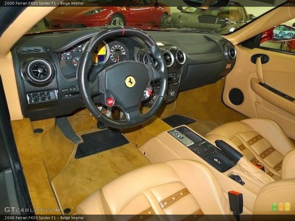 Beige Interior Prime Interior for the 2006 Ferrari F430 Spider F1 #59629227