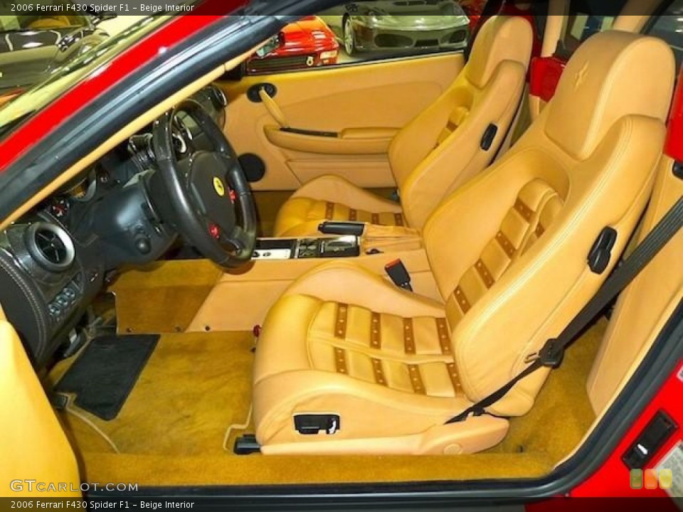 Beige Interior Photo for the 2006 Ferrari F430 Spider F1 #59629236