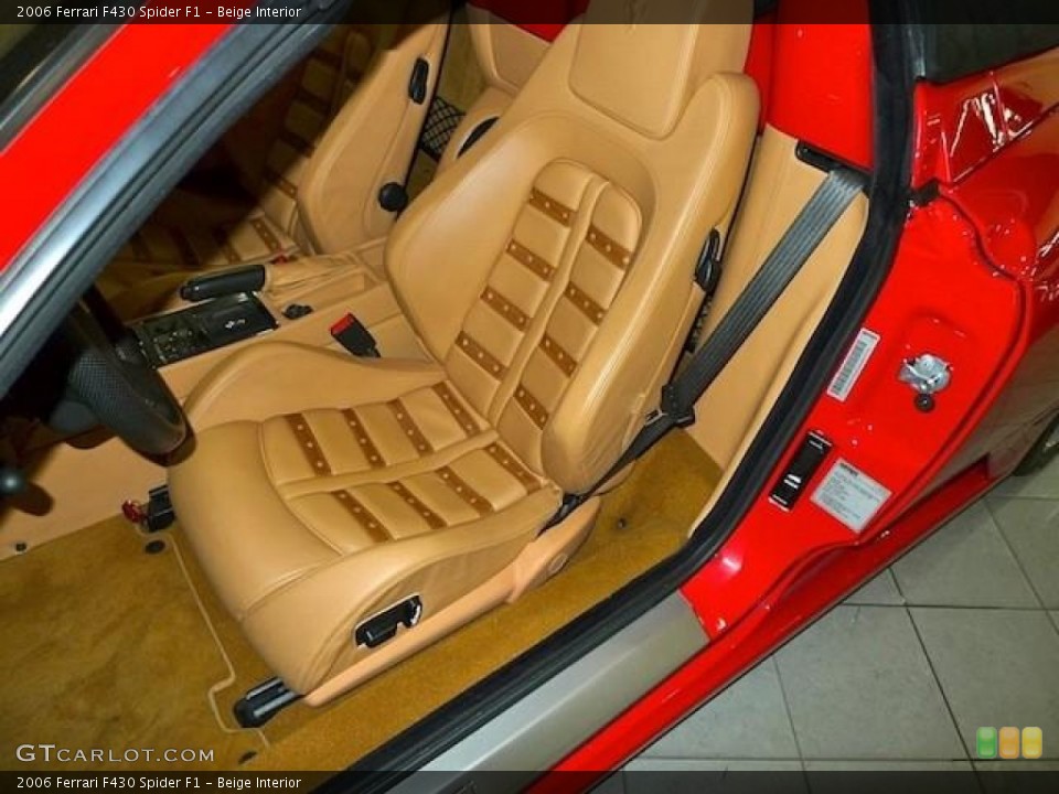 Beige Interior Photo for the 2006 Ferrari F430 Spider F1 #59629251