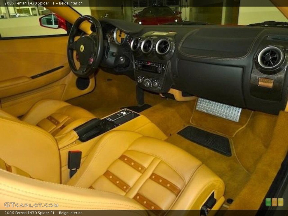 Beige Interior Dashboard for the 2006 Ferrari F430 Spider F1 #59629377