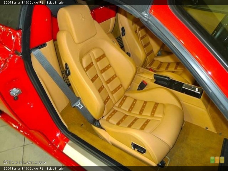 Beige Interior Photo for the 2006 Ferrari F430 Spider F1 #59629395