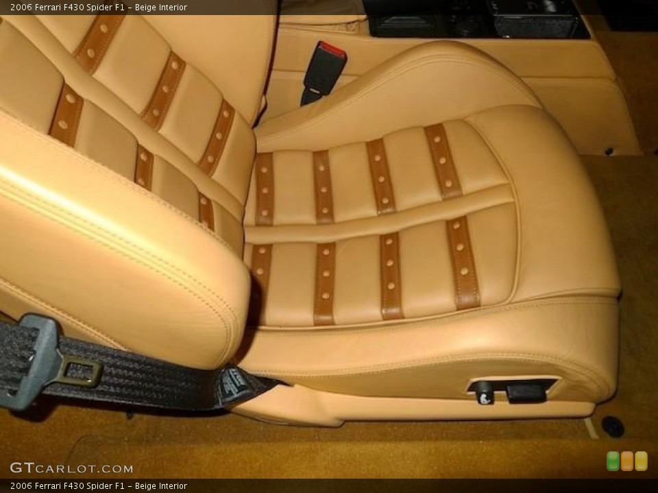 Beige Interior Photo for the 2006 Ferrari F430 Spider F1 #59629404