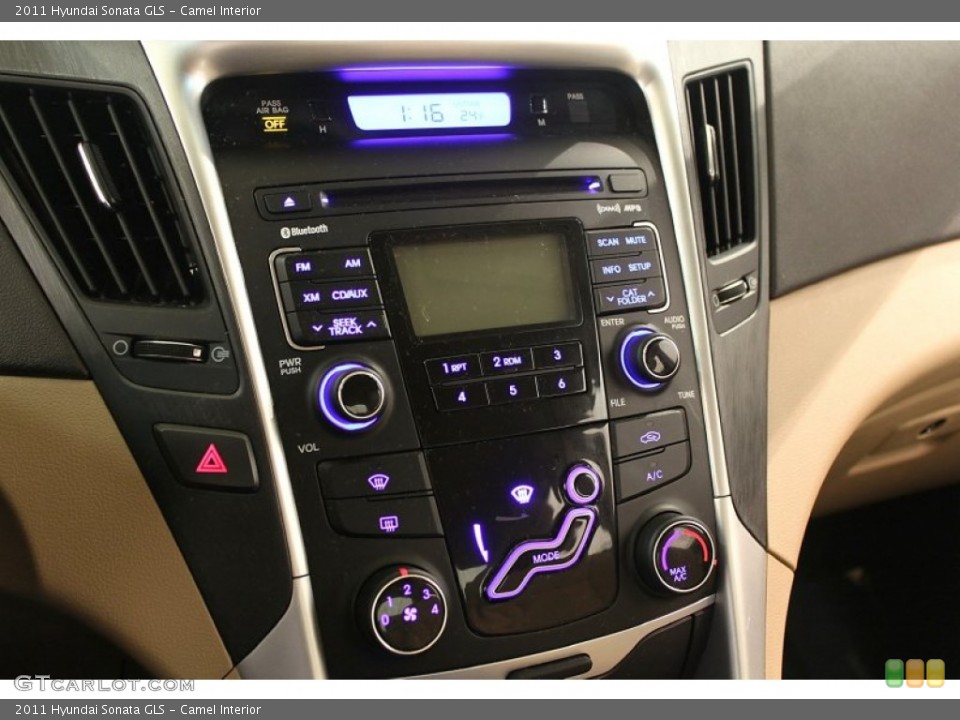 Camel Interior Controls for the 2011 Hyundai Sonata GLS #59631273