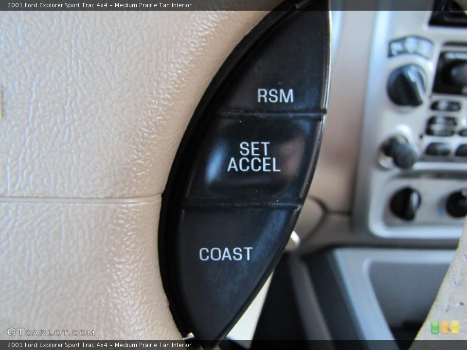Medium Prairie Tan Interior Controls for the 2001 Ford Explorer Sport Trac 4x4 #59636049