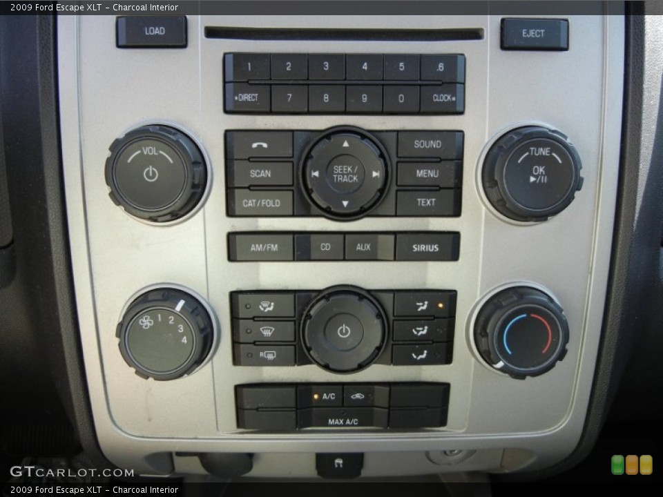 Charcoal Interior Controls for the 2009 Ford Escape XLT #59636082