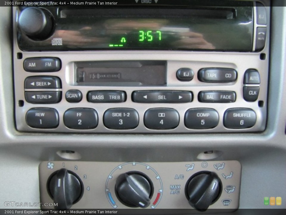 Medium Prairie Tan Interior Audio System for the 2001 Ford Explorer Sport Trac 4x4 #59636097