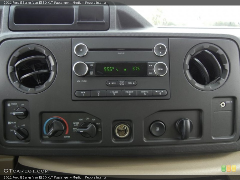 Medium Pebble Interior Controls for the 2011 Ford E Series Van E350 XLT Passenger #59636262