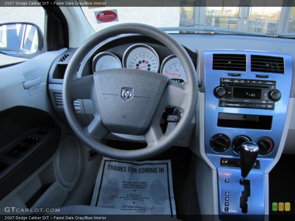 Pastel Slate Gray/Blue Interior Dashboard for the 2007 Dodge Caliber SXT #59636370