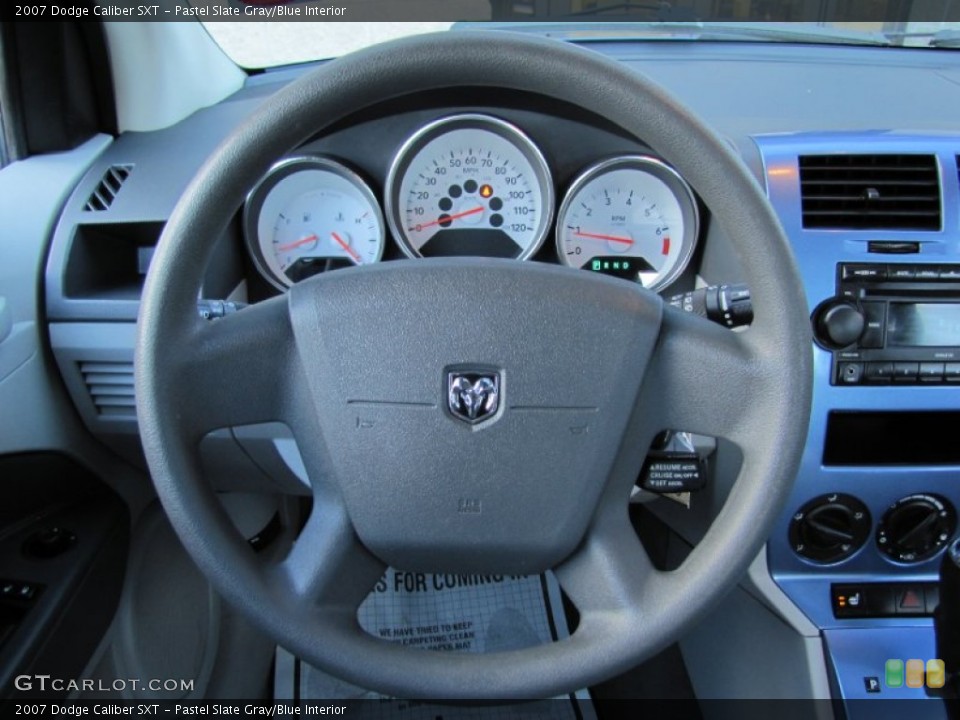 Pastel Slate Gray/Blue Interior Steering Wheel for the 2007 Dodge Caliber SXT #59636382
