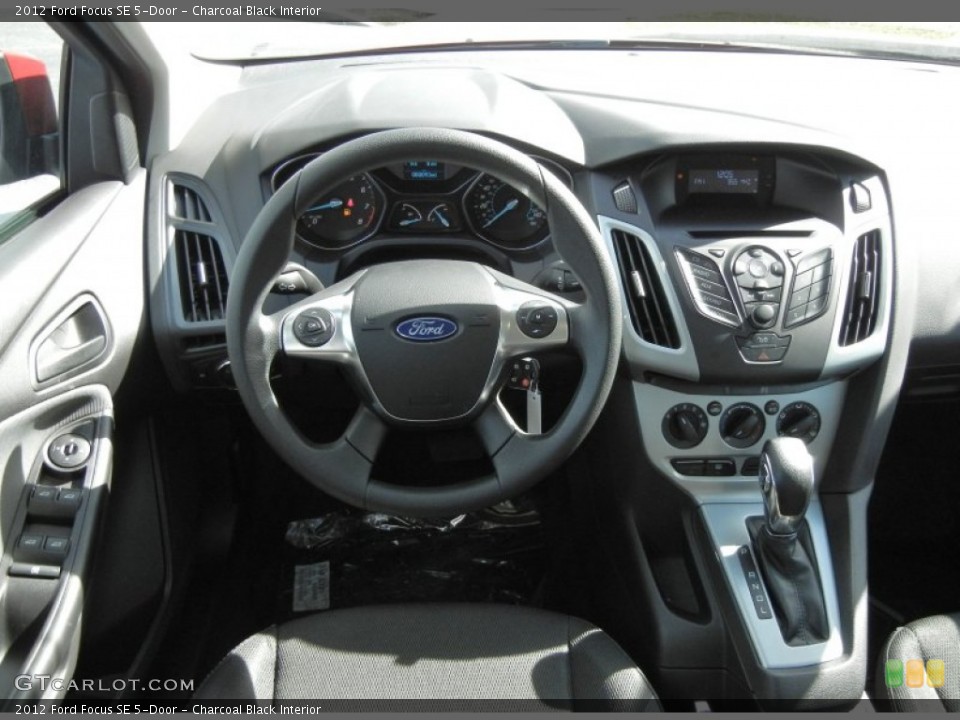 Charcoal Black Interior Dashboard for the 2012 Ford Focus SE 5-Door #59637258