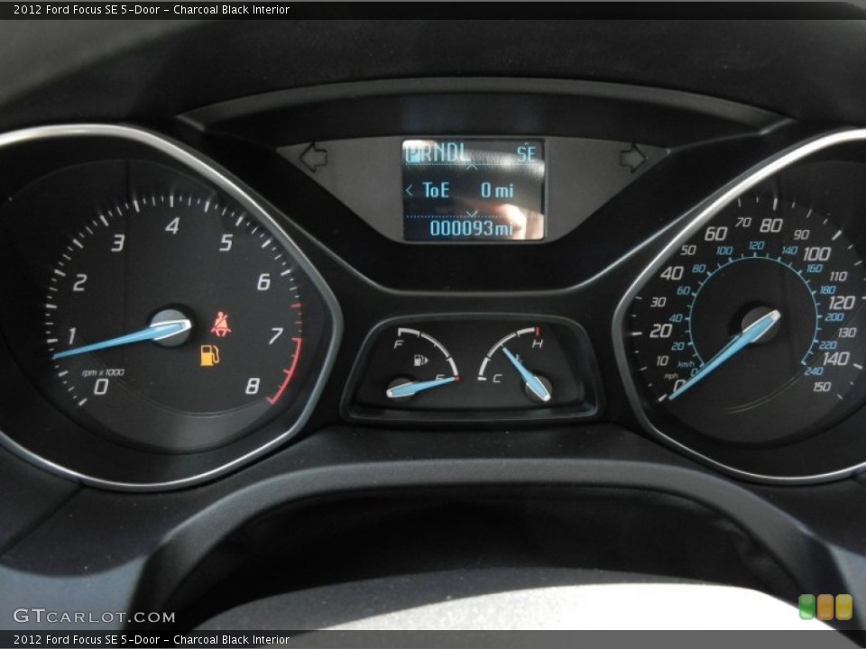 Charcoal Black Interior Gauges for the 2012 Ford Focus SE 5-Door #59637264