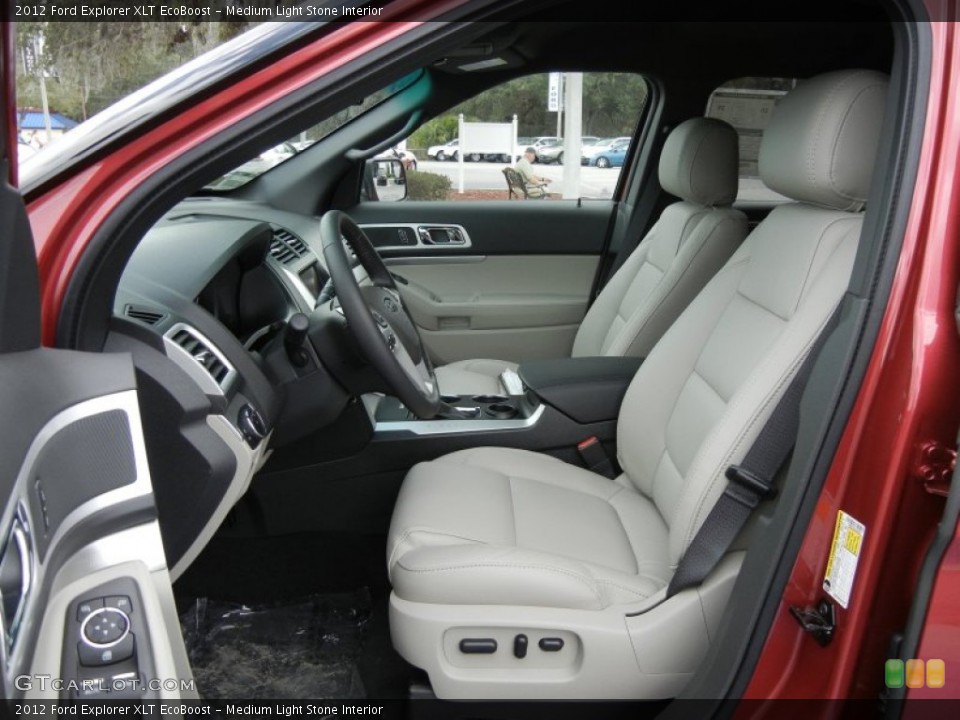 Medium Light Stone Interior Photo for the 2012 Ford Explorer XLT EcoBoost #59637399