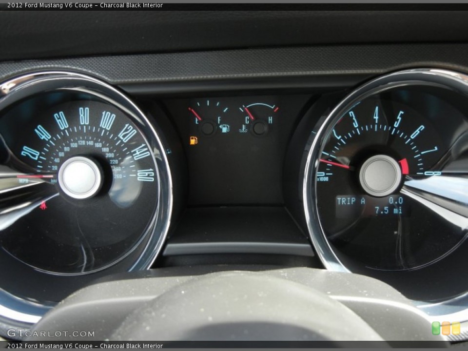 Charcoal Black Interior Gauges for the 2012 Ford Mustang V6 Coupe #59637656