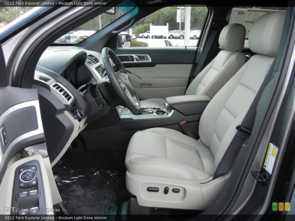 Medium Light Stone Interior Photo for the 2012 Ford Explorer Limited #59637711