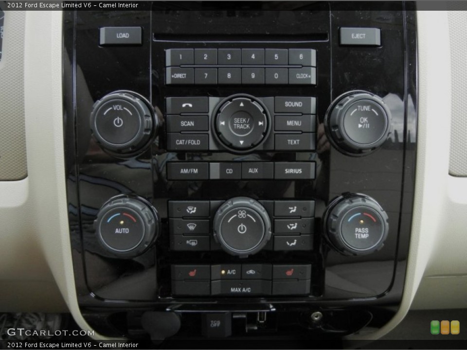 Camel Interior Controls for the 2012 Ford Escape Limited V6 #59637819