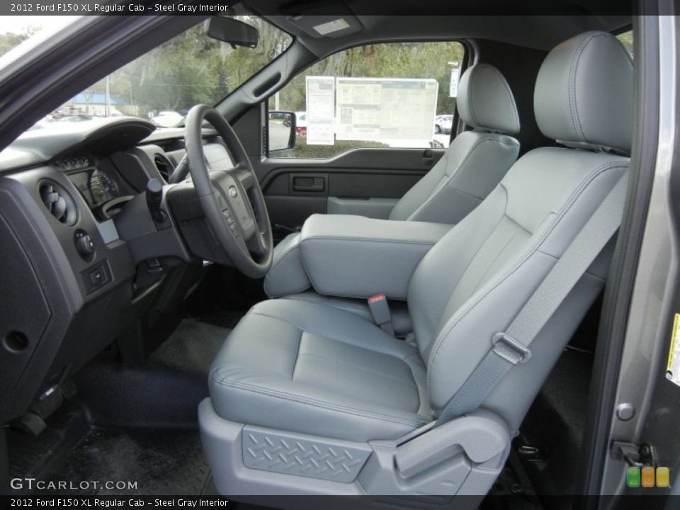 Steel Gray Interior Photo for the 2012 Ford F150 XL Regular Cab #59637870