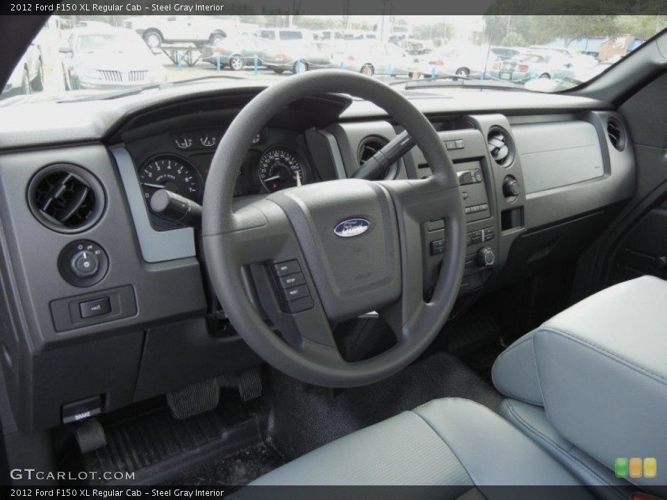 Steel Gray Interior Dashboard for the 2012 Ford F150 XL Regular Cab #59637876