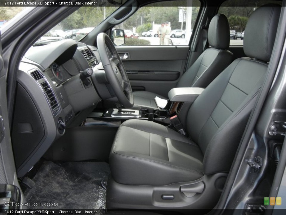 Charcoal Black Interior Photo for the 2012 Ford Escape XLT Sport #59637936