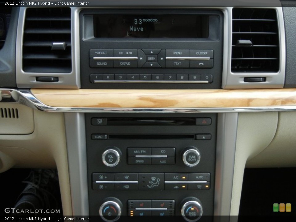 Light Camel Interior Controls for the 2012 Lincoln MKZ Hybrid #59638044