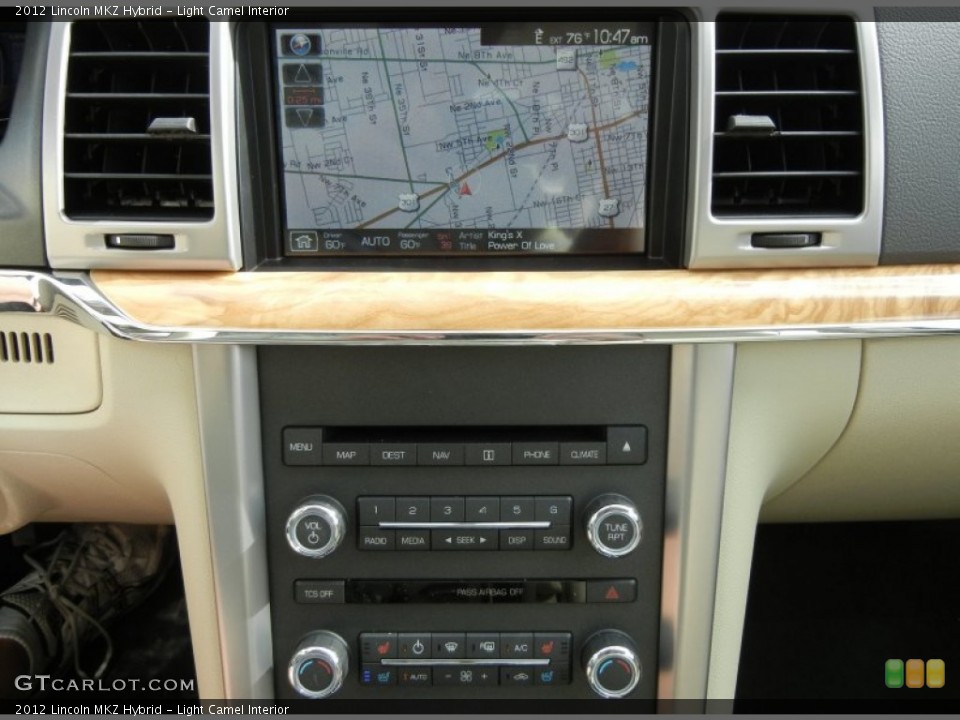 Light Camel Interior Navigation for the 2012 Lincoln MKZ Hybrid #59638116