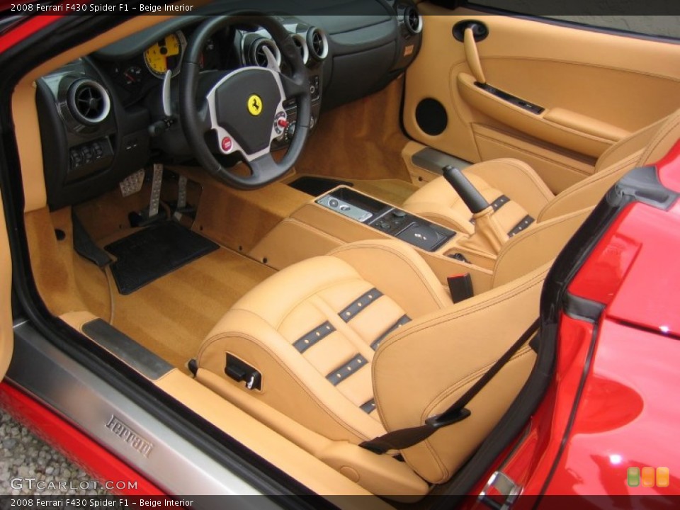 Beige Interior Prime Interior for the 2008 Ferrari F430 Spider F1 #59638407