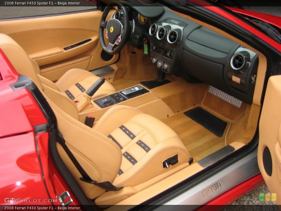 Beige Interior Dashboard for the 2008 Ferrari F430 Spider F1 #59638419